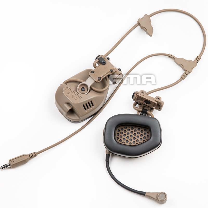 FMA RAC tactical headphones BK/DE/RG/MC/AOR1 TB1317 - Headset - FMA.HK